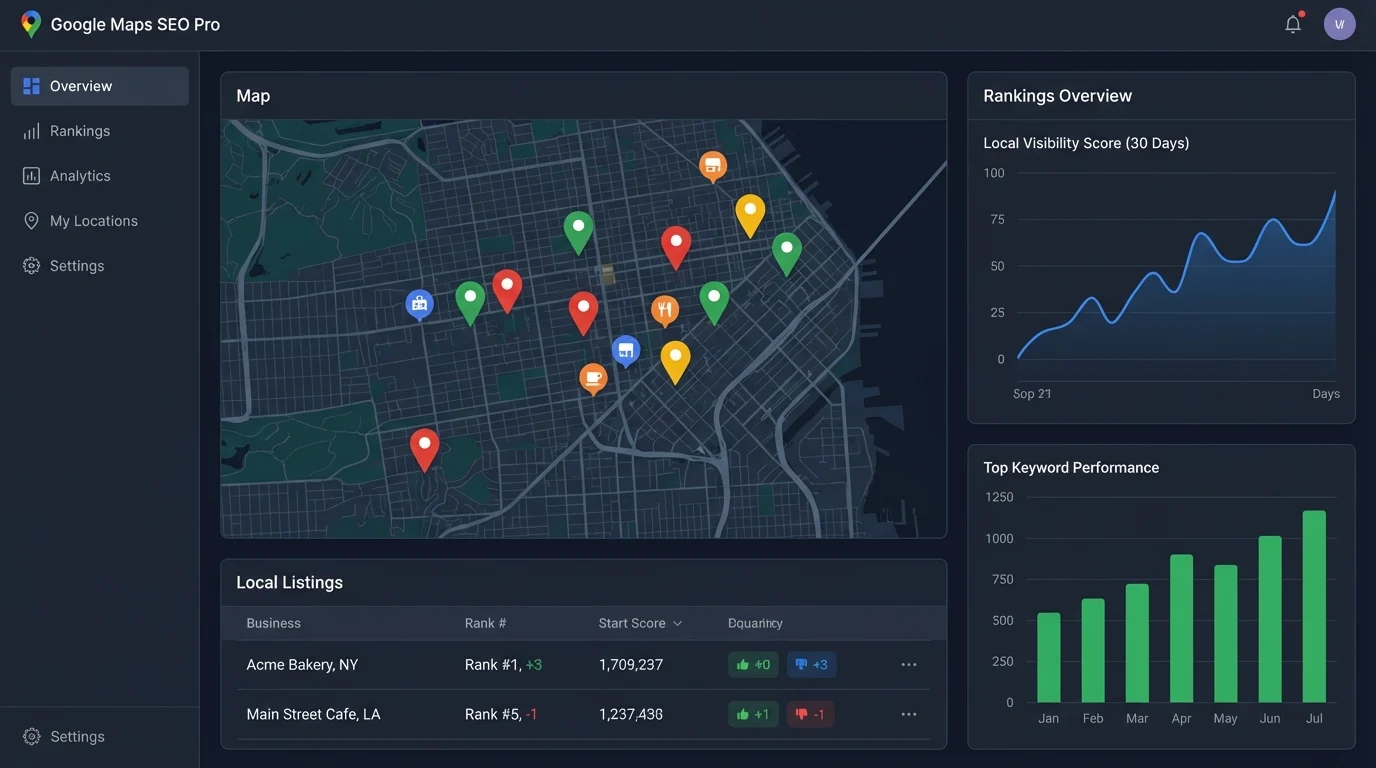 Google Maps Ranking Optimization