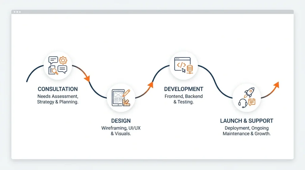 Our website development process